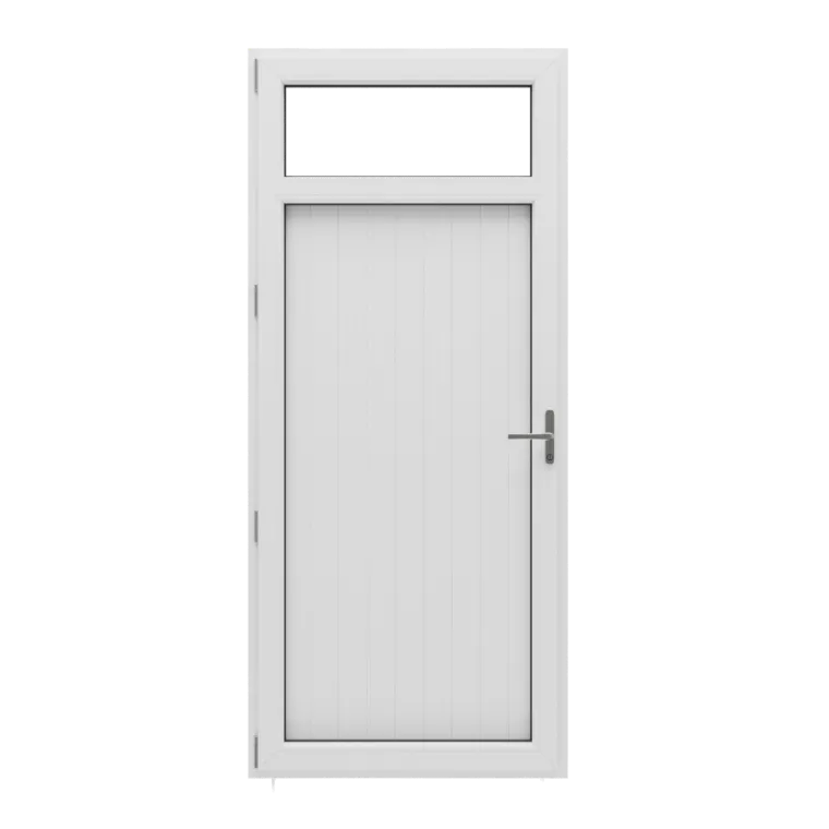 WC kapısı (altı lambrili üstü camlı) görseli